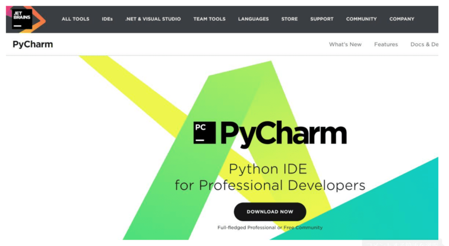 PyCharmの公式サイト