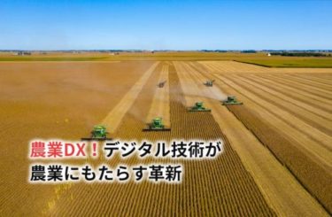 農業DX デジタル技術が農業にもたらす革新